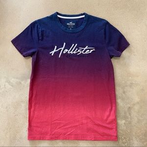 Men’s Hollister Tee (blue and red)